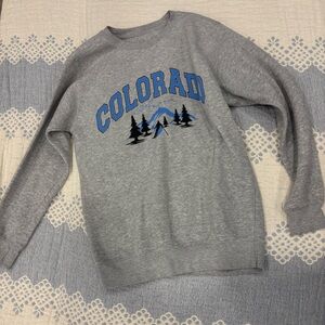 Grey Graphic Women's Sweater